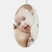 mama houdt van baby keramisch ornament (Rechts)