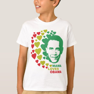 Mama houdt van Barack Obama T-shirt