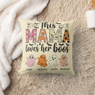 Mama houdt van haar Boosjes Sfeervol Persoonlijk H Kussen