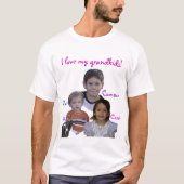 mama houdt van haar kleinkinderen t-shirt (Voorkant)