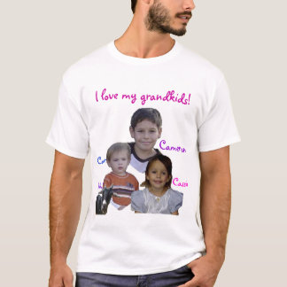 mama houdt van haar kleinkinderen t-shirt