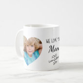 Mama houdt van je harten Foto's Koffiemok (Voorkant links)