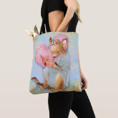 Mama houdt van je Kangaroo en Joey Tote Bag (Dichtbij)