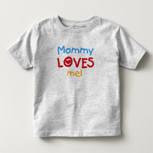 Mama houdt van me kinder shirts (Voorkant)