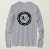 Mama houdt van Philly Cheesesteak Retro  T-shirt (Design voorkant)