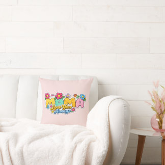 🌸💖 “Mama, I Love You Always” Pillow 🛋️✨ Kussen