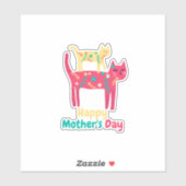 Mama & ik: Happy Moederdag Sticker (Vel)
