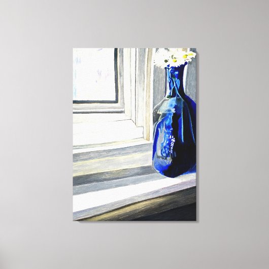 Mama, ik heb wat bloemen voor je geplukt canvas afdruk (Voorkant)