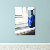 Mama, ik heb wat bloemen voor je geplukt canvas afdruk (Insitu (Houten vloer))