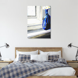 Mama, ik heb wat bloemen voor je geplukt canvas afdruk