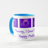 Mama, ik hou van je miljoenen mok (Voorkant links)