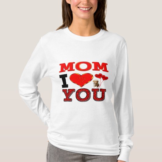 Mama, ik hou van je t-shirt (Voorkant)