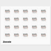 Mama, ik hou van je vierkante sticker (Vel)