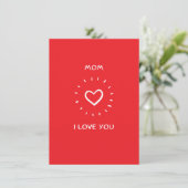 MAMA IK HOU VAN JOU Kaart (Staand voorkant)