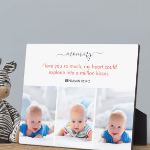 Mama, ik hou zoveel van je Cute Poem 3 Foto Fotoplaat