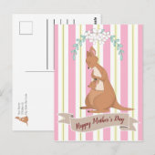 Mama & Ik Kangoeroe Briefkaart (Voorkant / Achterkant)