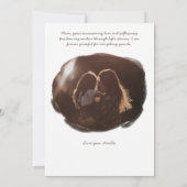 Mama & ik onder de sterren | Moederdag Kaart (Achterkant)