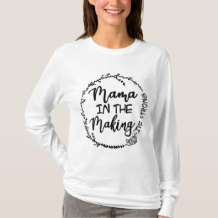 Mama in de Making IVF sterke overdag cadeau voor T-shirt