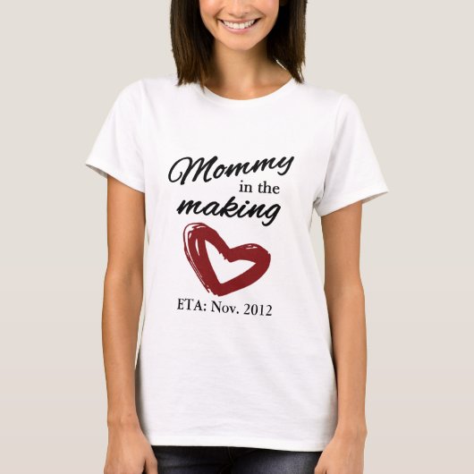 Mama in de Making T-shirt (Voorkant)