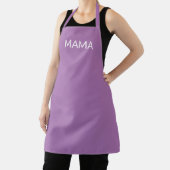 Mama in het Spaans lavender lila, minimalistisch c Schort (Insitu)