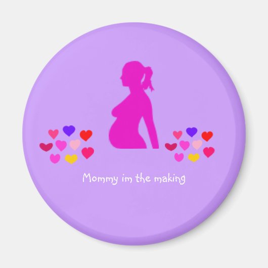 Mama in wording magneet (Voorkant)