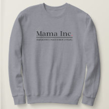 Mama Inc. Chaos Beheren Aangepast Jaar Vrouwen Gri