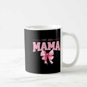 Mama is 2016 coquette roze strik retro moeder moed koffiemok