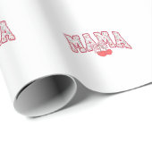 Mama is 2025 Moederdag Coquette strik Cadeaupapier (Rol Hoek)