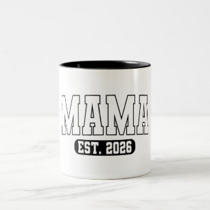 Mama Is 2026 Tweekleurige Koffiemok