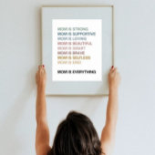 Mama is alles Moederdag Printable Gift Poster