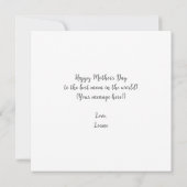 Mama is altijd mijn beste thee | Funny Pun Moederd Kaart (Achterkant)