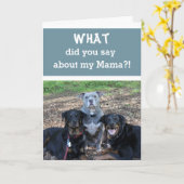 Mama is de beste Moederdag-Kaart Kaart (Gele Bloem)