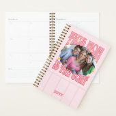 Mama is de Geit Foto Roze Rode Retro Planner (Display)