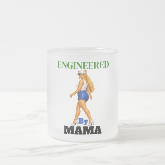 Mama is de ingenieur matglas koffiemok (Center)