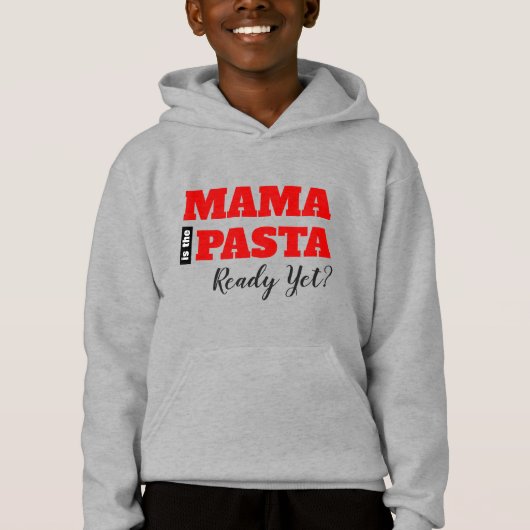 Mama is de pasta al klaar? Toddler T-shirt (Voorkant)