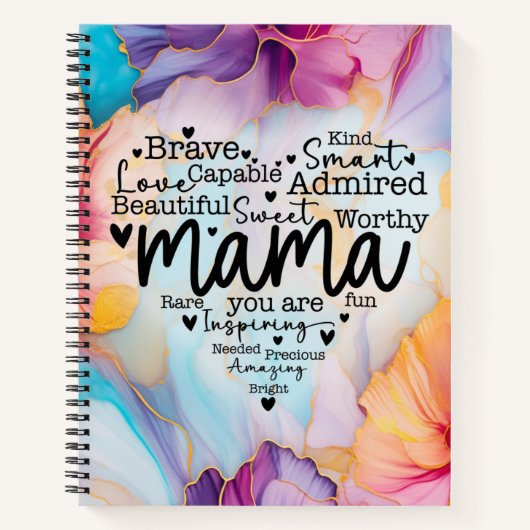 Mama is een dappere capabele soort... Journal Notitieboek (Voorkant)