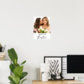 Mama Is Mijn Beste Vriendin Gepersonaliseerde Name Poster (Thuiskantoor)