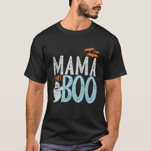 Mama is mijn boe grappige Halloween Kinder Tiener T-shirt (Voorkant)