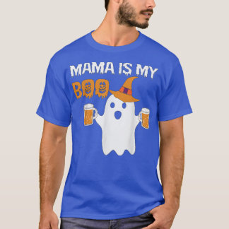 Mama is mijn boe Kinderen spooky seizoen Pumpkin g T-shirt