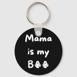 Mama is mijn Boo Halloween Ghost Kinder School Her Sleutelhanger