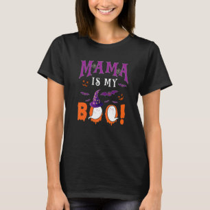 Mama is mijn Boo Two Halloween Witch Boo Ghosts Fa T-shirt