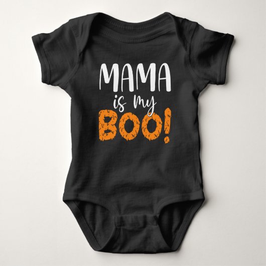 Mama is mijn Boo! Zwart Romper (Voorkant)