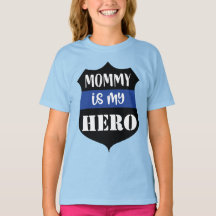 Mama is mijn Hero Girl's T-shirt