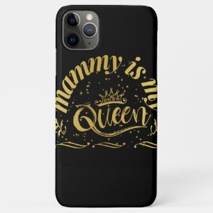 Mama is mijn koningin Gold Case-Mate iPhone Case
