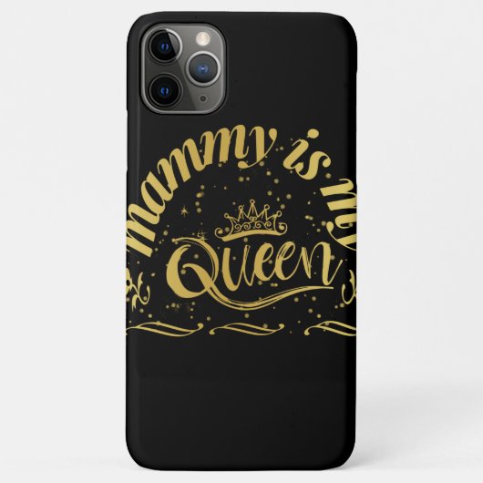 Mama is mijn koningin Gold Case-Mate iPhone Case (Achterkant)