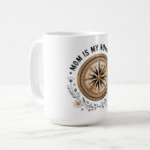Mama is mijn thuisbasis koffiemok (Voorkant links)