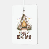 Mama is mijn thuisbasis metalen ornament (Voorkant links)