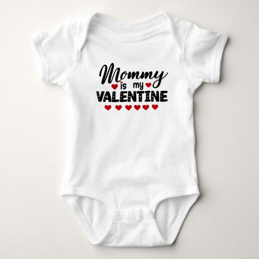 Mama is mijn Valentijn Romper (Voorkant)