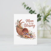 Mama is mijn zegen briefkaart (Staand voorkant)