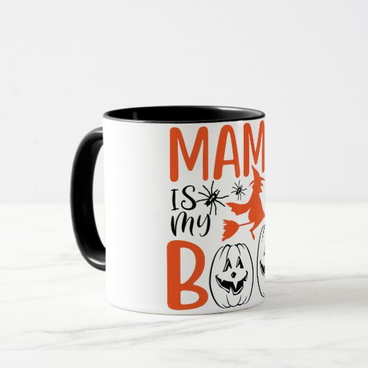 Mama Is My Boo Spooky Moeder Mok (Voorkant links)